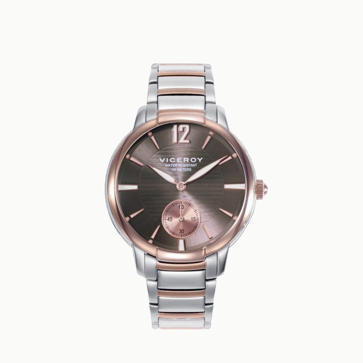 RELOJ ACERO IP ROSA BRAZALETE SRA VA