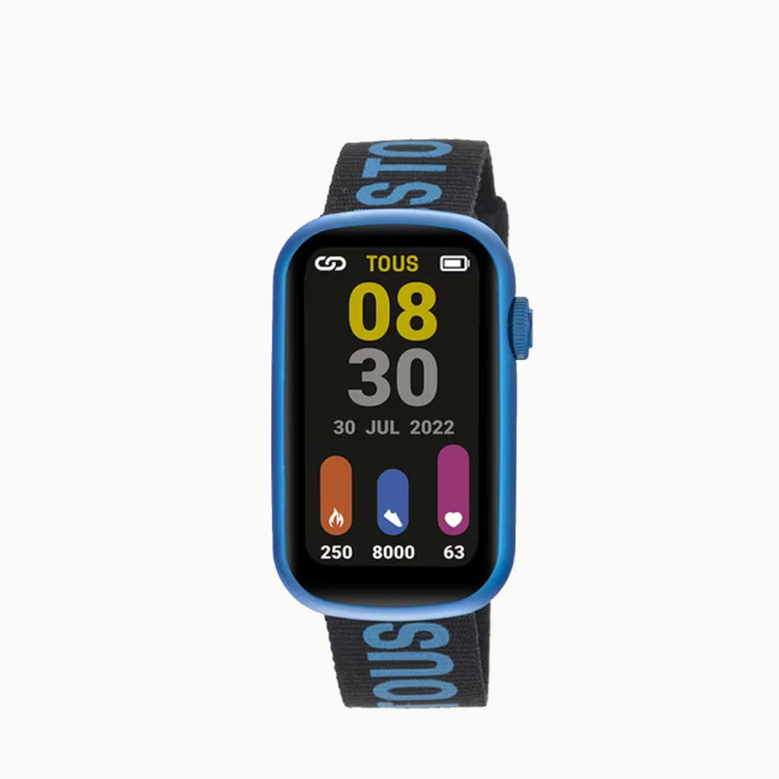 RELOJ TOUS T-BAND ALU AZUL CORREAS AZUL / NEGRO