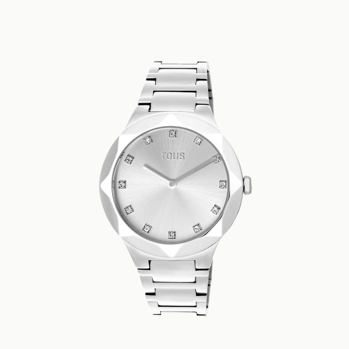 RELOJ TOUS KARAT ROUND SS BRAZALETE