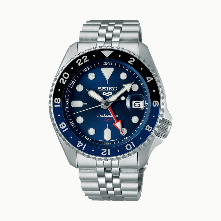 RELOJ SEIKO 5 SPORTS SPORTS STYLE GMT AZUL