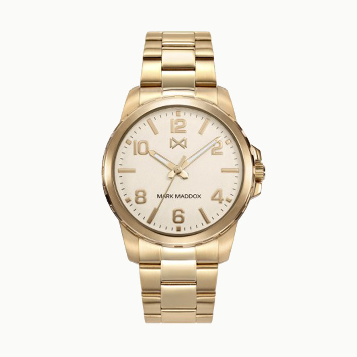 RELOJ ACERO IP DORADO BRAZALETE SR MM