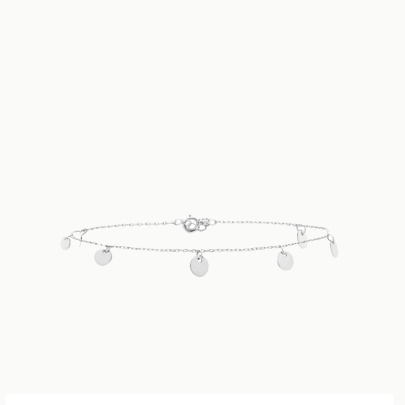 ANK02H999 - TOBILLERA RETBRAS PLATA LISA