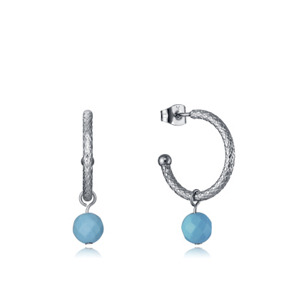 ARO ACERO CON TEXTURA PIEDRA AZUL SRA FN